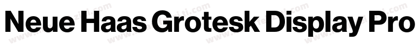 Neue Haas Grotesk Display Pro 75 Bo字体转换